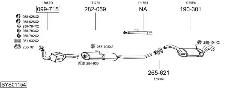 BOSAL SYS01154