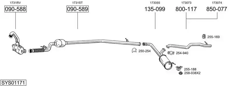 BOSAL SYS01171