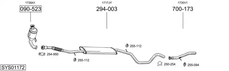 BOSAL SYS01172