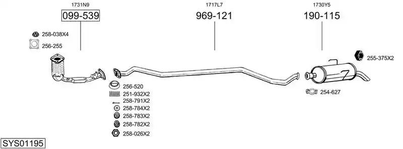 BOSAL SYS01195