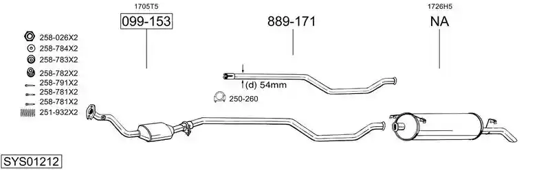 BOSAL SYS01212