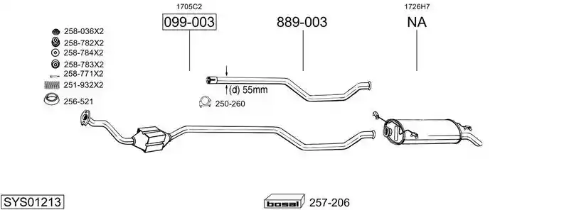 BOSAL SYS01213