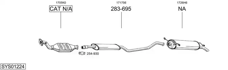BOSAL SYS01224