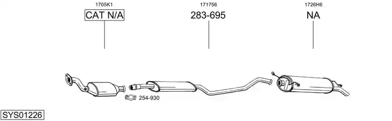 BOSAL SYS01226