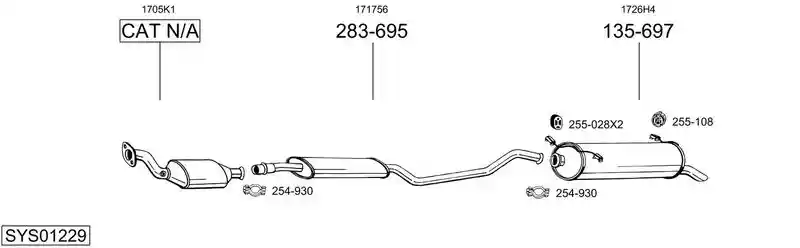 BOSAL SYS01229