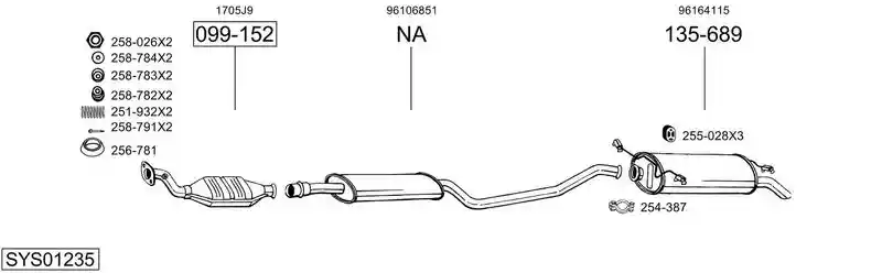 BOSAL SYS01235