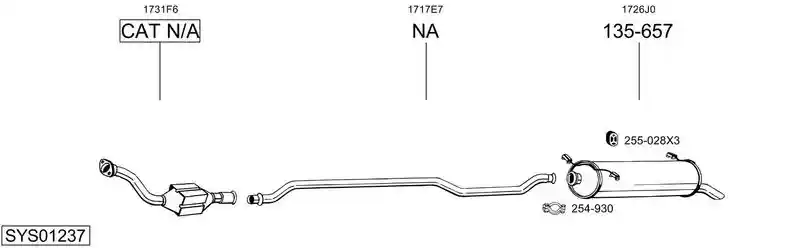 BOSAL SYS01237