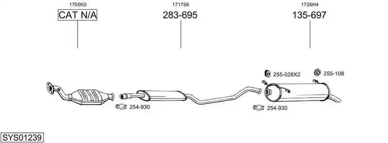 BOSAL SYS01239