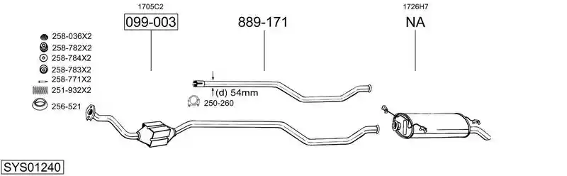 BOSAL SYS01240