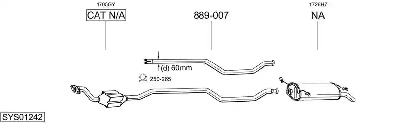 BOSAL SYS01242