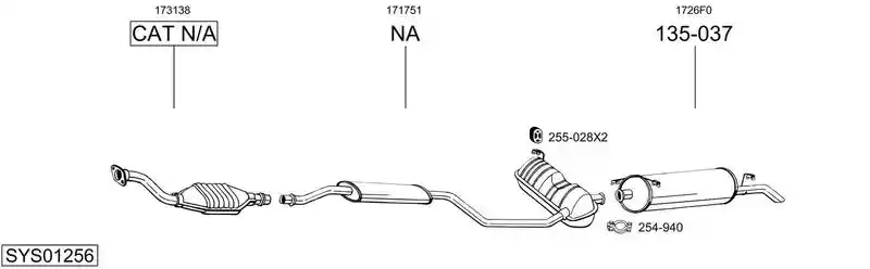 BOSAL SYS01256