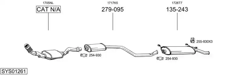 BOSAL SYS01261