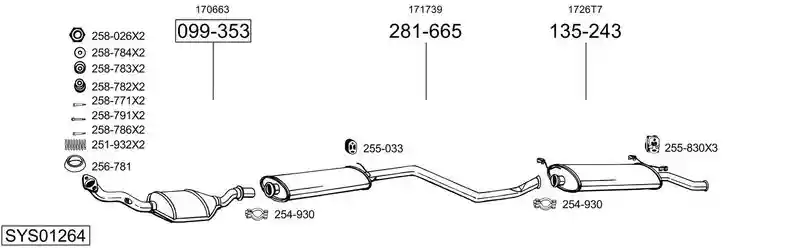 BOSAL SYS01264