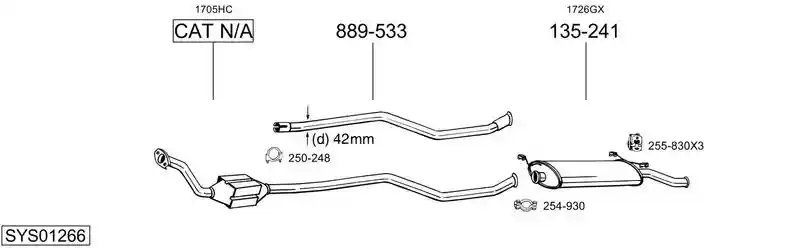 BOSAL SYS01266