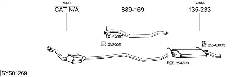 BOSAL SYS01269