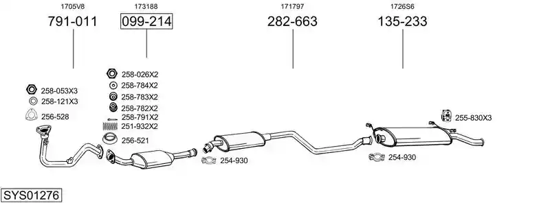 BOSAL SYS01276