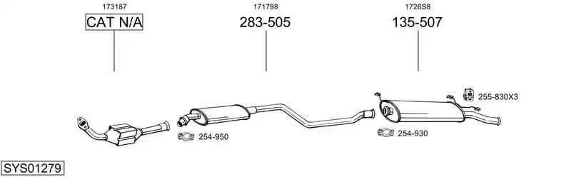 BOSAL SYS01279