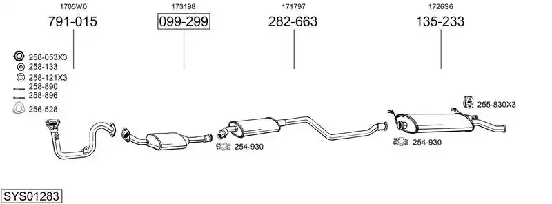 BOSAL SYS01283