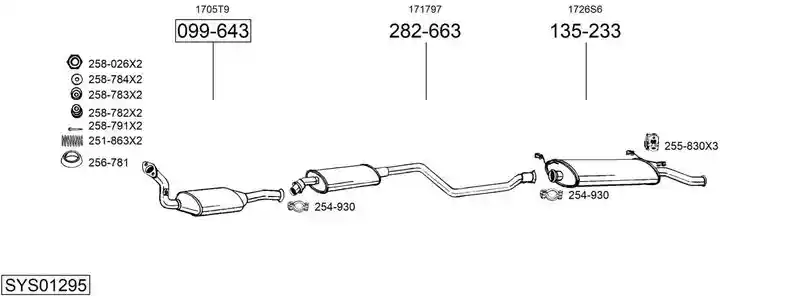 BOSAL SYS01295