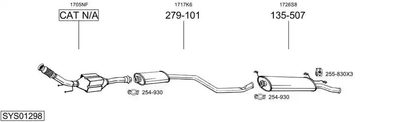 BOSAL SYS01298