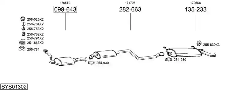 BOSAL SYS01302