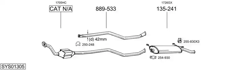 BOSAL SYS01305
