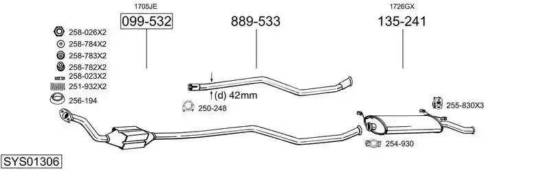 BOSAL SYS01306
