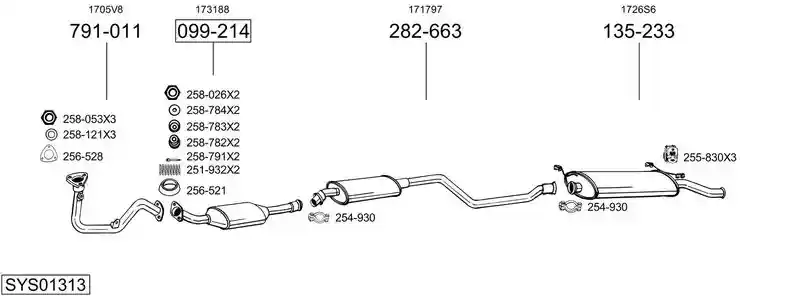 BOSAL SYS01313