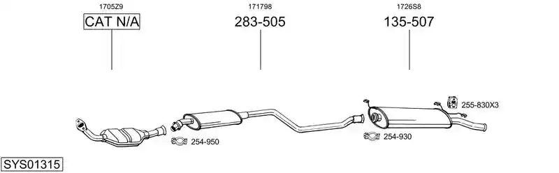 BOSAL SYS01315