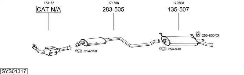 BOSAL SYS01317