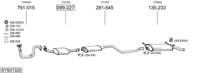 BOSAL SYS01320