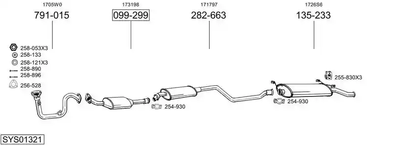BOSAL SYS01321