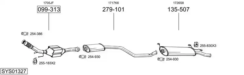 BOSAL SYS01327