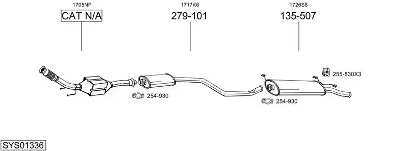 BOSAL SYS01336