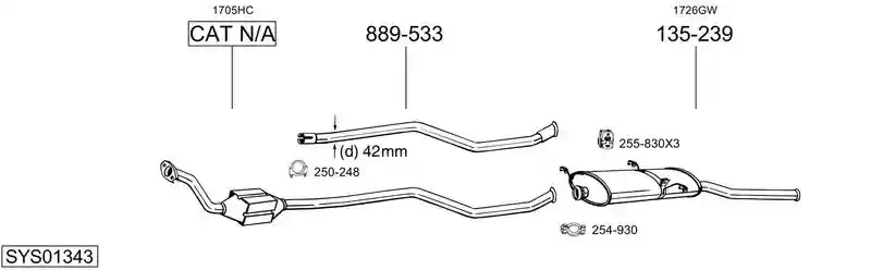 BOSAL SYS01343