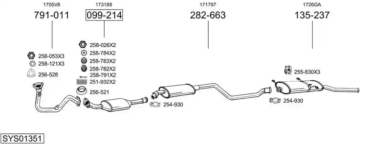 BOSAL SYS01351