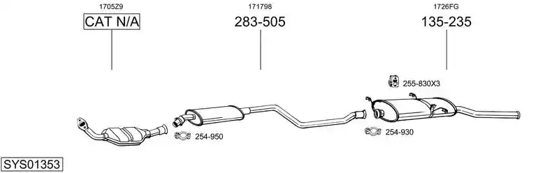 BOSAL SYS01353