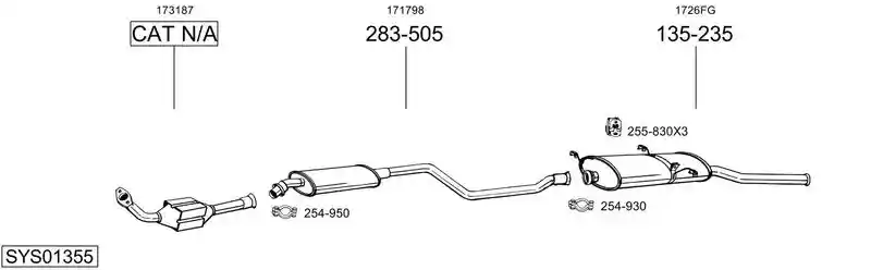 BOSAL SYS01355