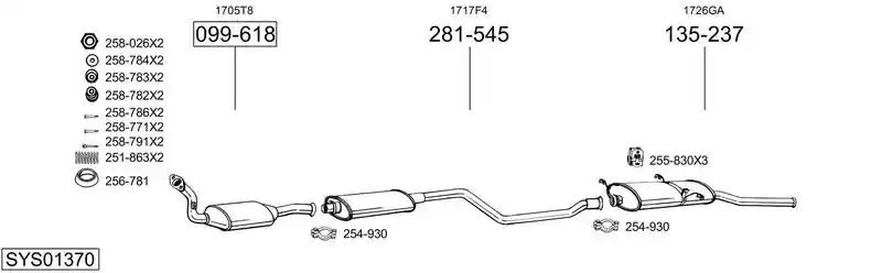BOSAL SYS01370