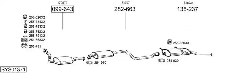 BOSAL SYS01371