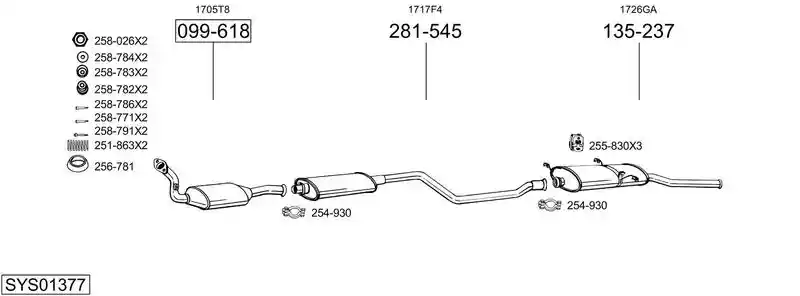 BOSAL SYS01377