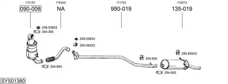 BOSAL SYS01380