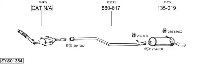 BOSAL SYS01384