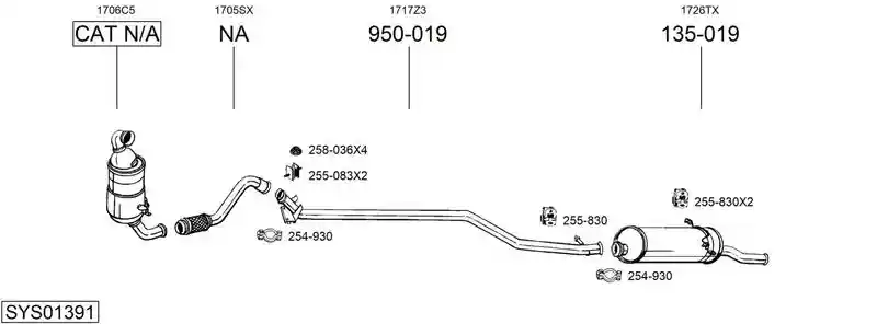 BOSAL SYS01391