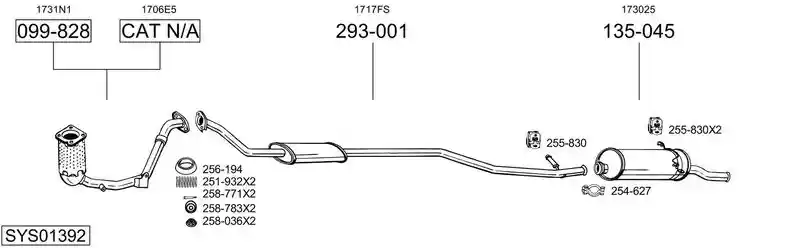 BOSAL SYS01392