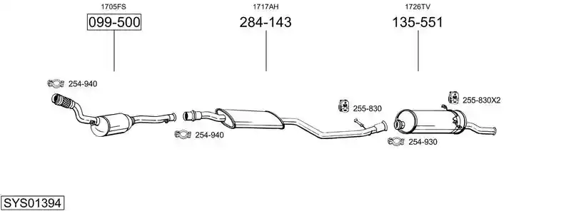 BOSAL SYS01394