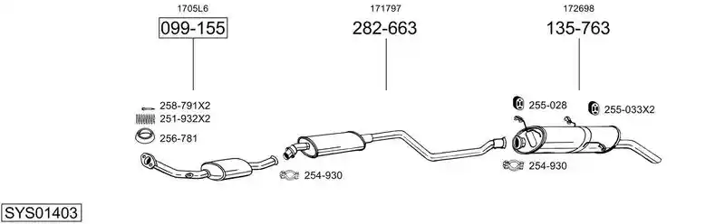 BOSAL SYS01403