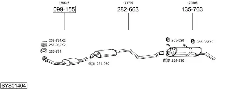 BOSAL SYS01404