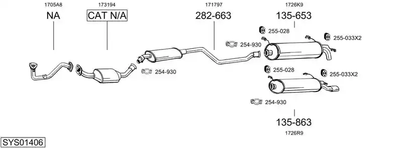 BOSAL SYS01406