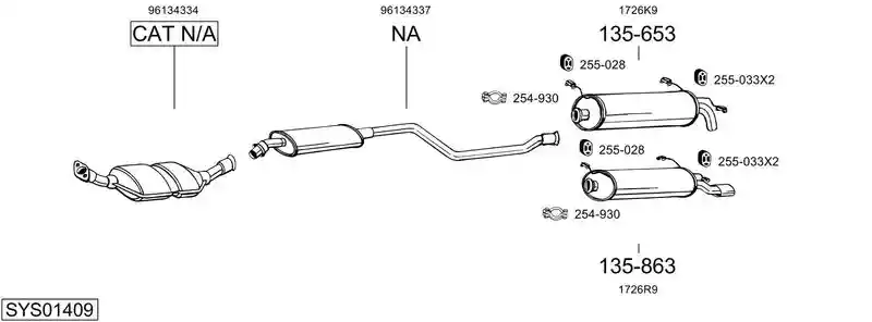 BOSAL SYS01409